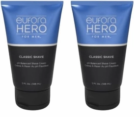 Eufora Hero for Men Classic Shave 5 oz (Pack of 2)