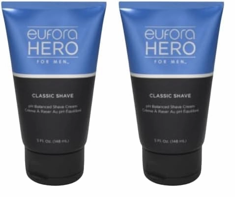 Eufora Hero for Men Classic Shave 5 oz (Pack of 2)
