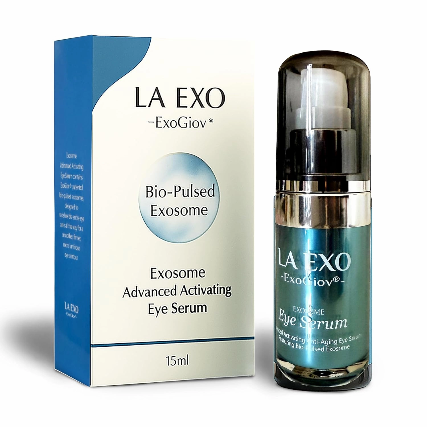 Exosome Eye Serum – Advanced Anti-Aging Treatment for Puffiness, Dark Circles & Fine Lines – Brightening & Smoothing Undereye Skin Care, 15ml