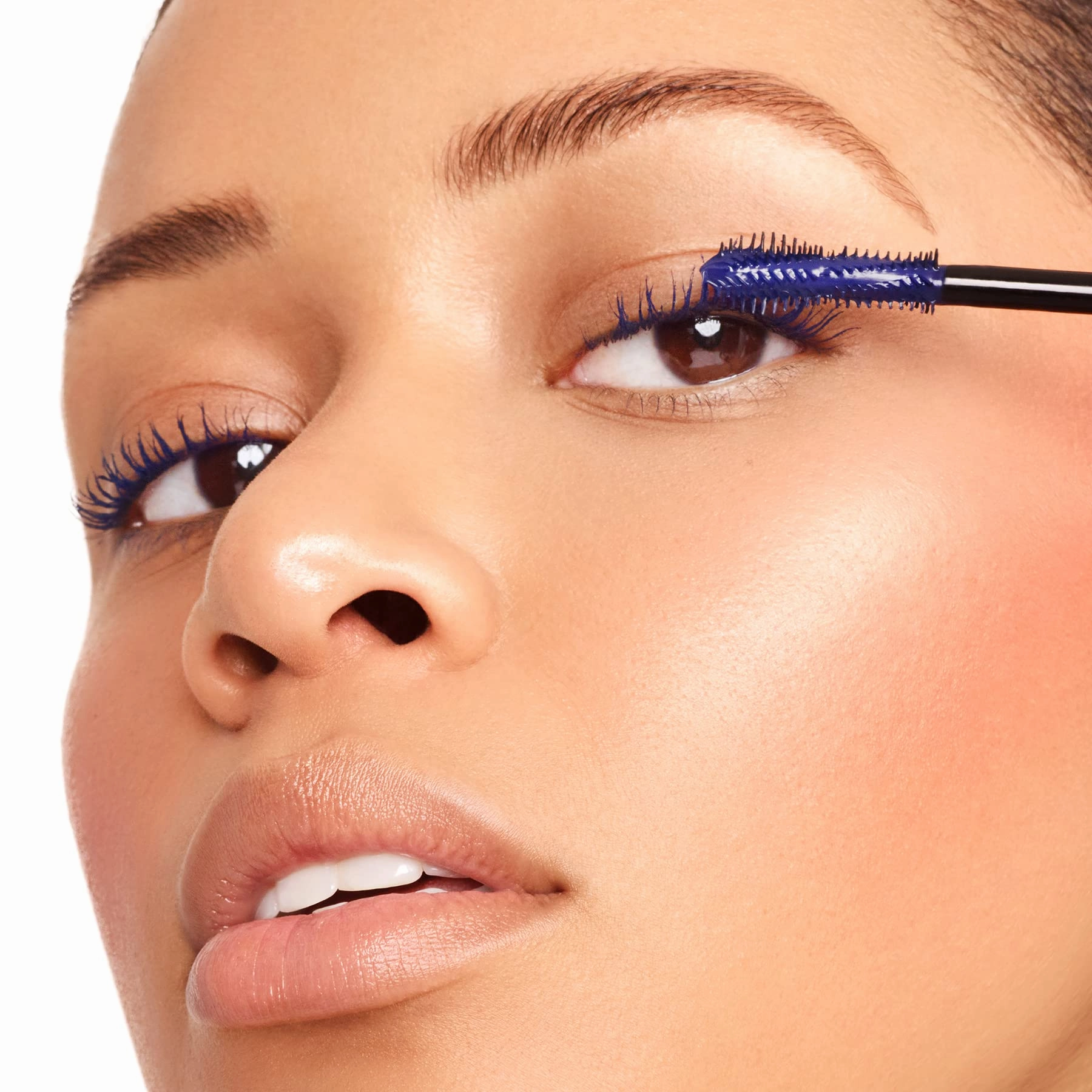 Extremely Bossy By Nature Bossy Cosmetics Mascara for Grande Volume & High Length, Provides Instant Lash Lift, Unique Wand for Eye Makeup Control & Volume, Vegan, Cruelty Free (SAPPHIRE-BLUE)