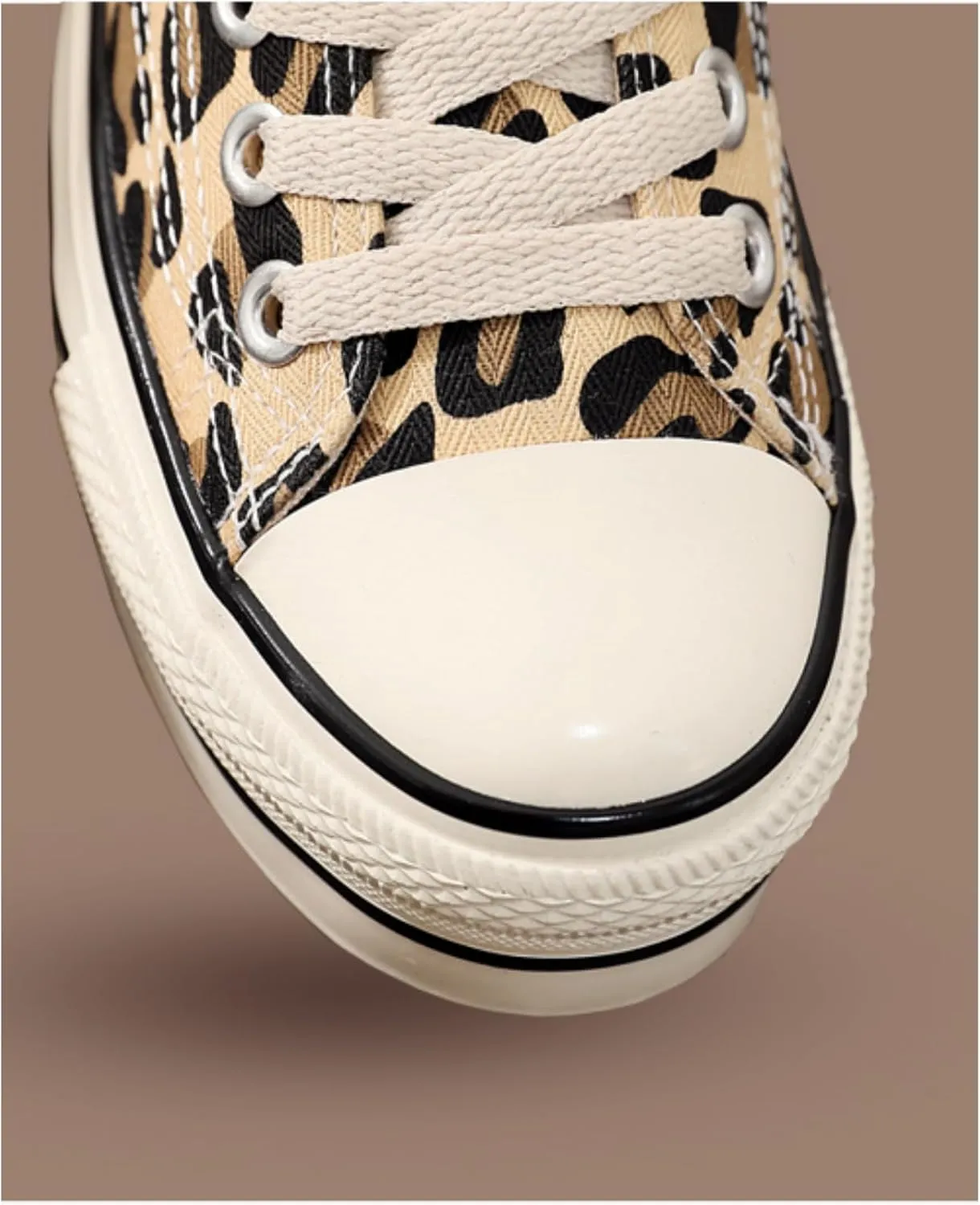 Fashion Womens Slip-On Canvas Sneakers Platform Thick Sole Spring Summer Y2K Aesthetic Casual Shoes with Strawberry Print Leopard Design Height Increasing