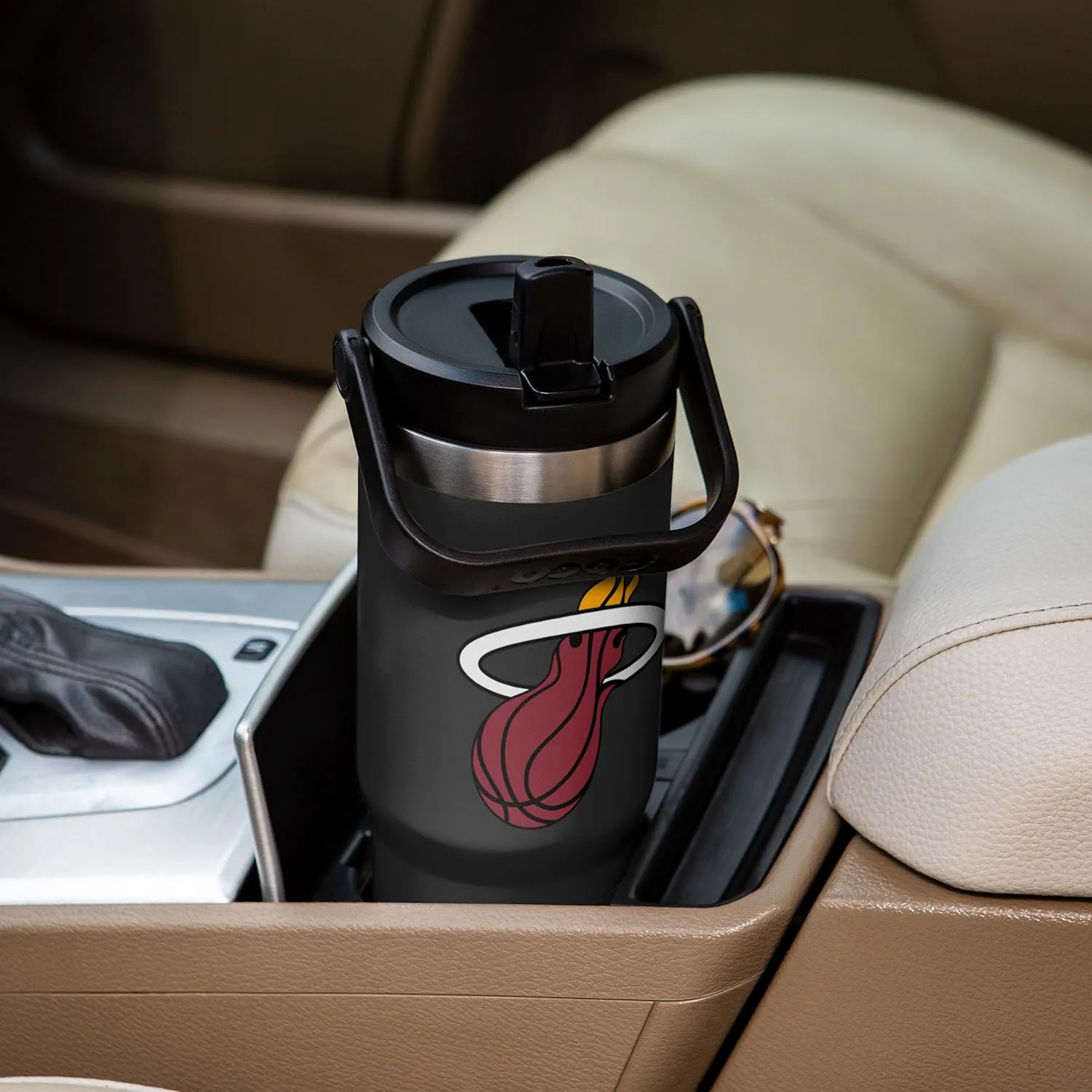 FOCO NBA 30 oz Solid Tumbler with Straw