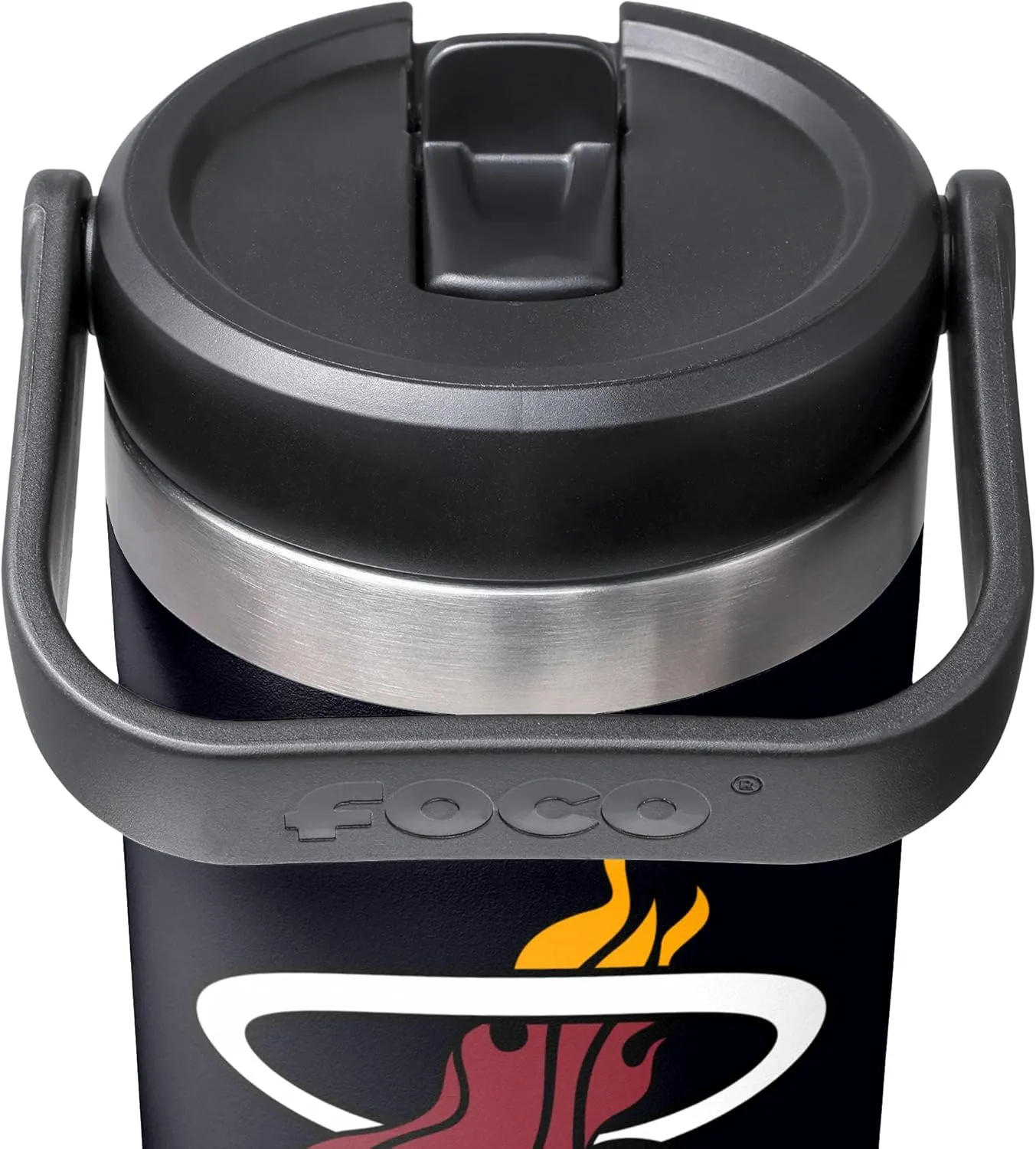 FOCO NBA 30 oz Solid Tumbler with Straw