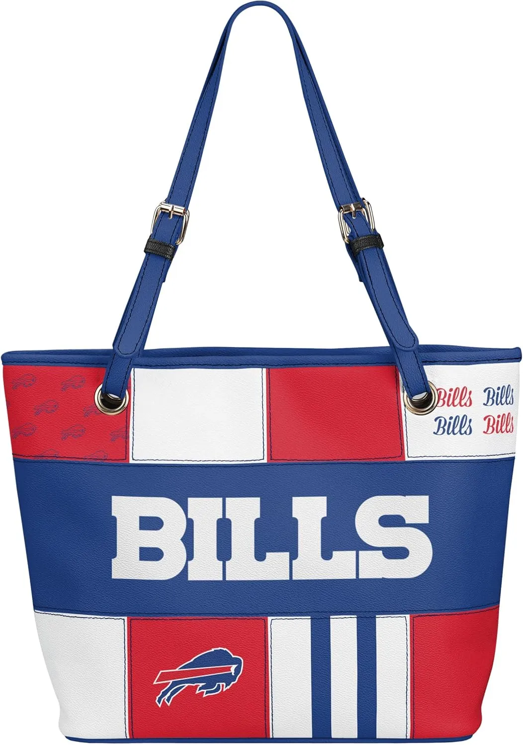 FOCO NFL Team Logo Printed Collage Tote Bag