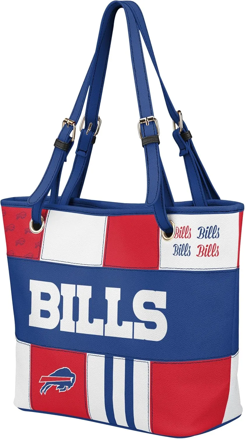 FOCO NFL Team Logo Printed Collage Tote Bag