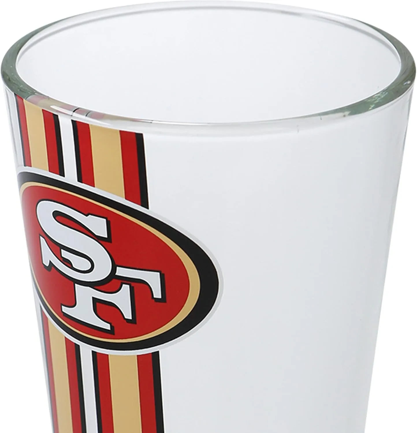 FOCO NFL unisex-adult NFL Team Logo Barware Drink 16oz Pint Glass