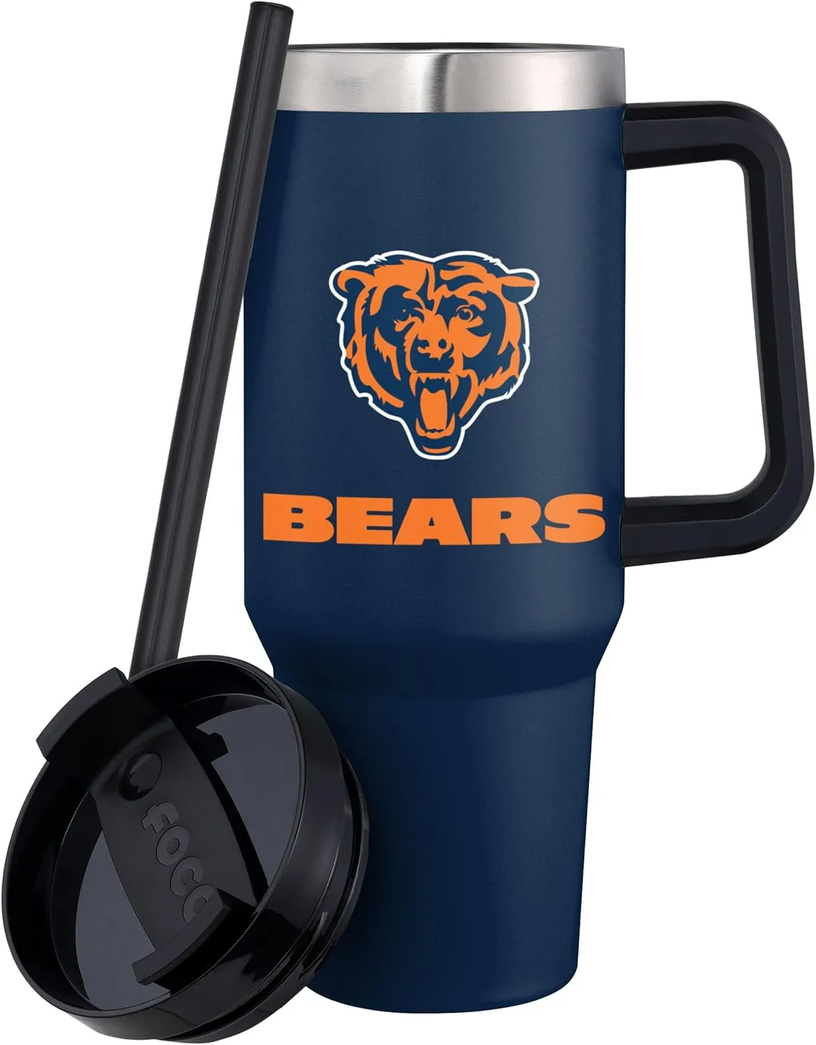 FOCO NFL unisex-adult NFL Team Logo Insulated Travel Mug 40oz XL Tumbler