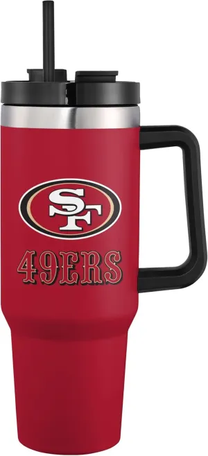 FOCO NFL unisex-adult NFL Team Logo Insulated Travel Mug 40oz XL Tumbler