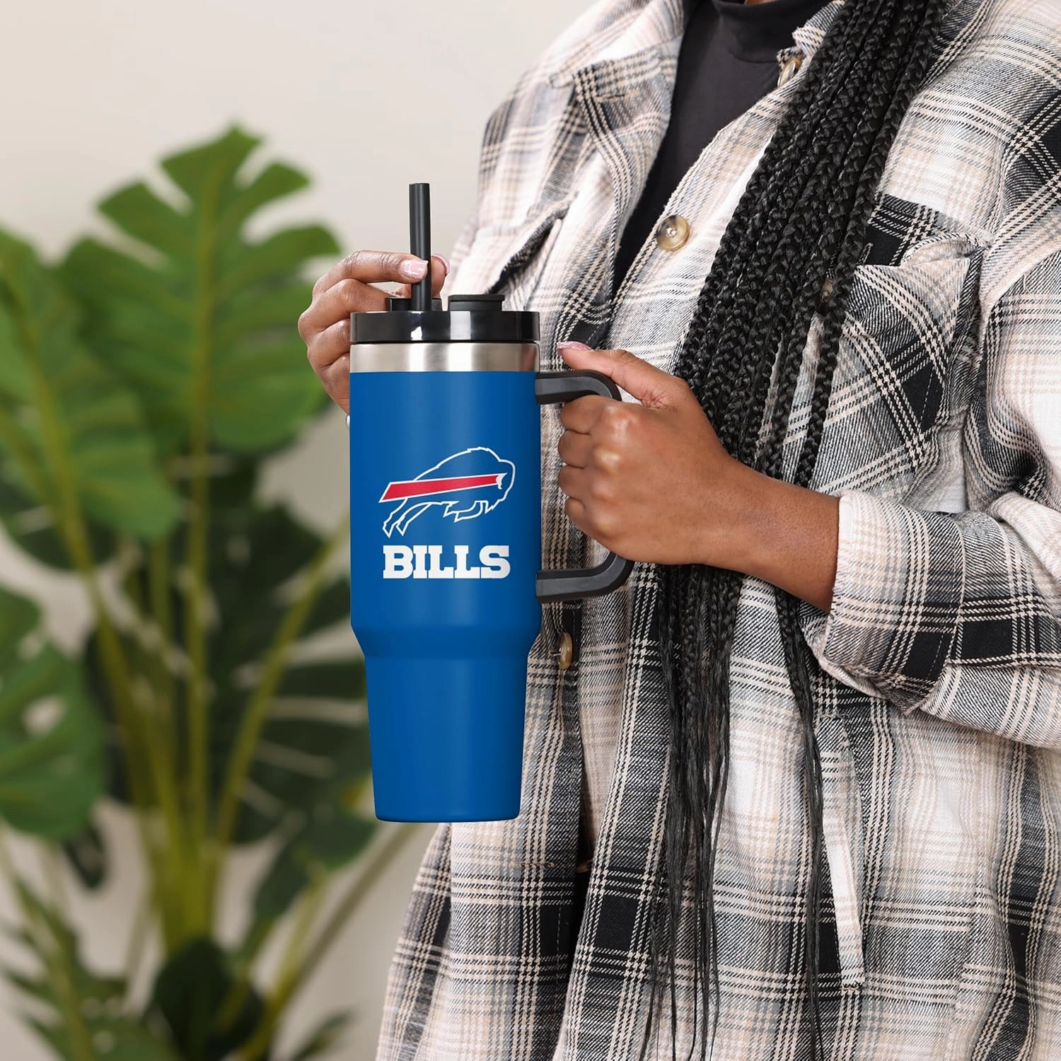 FOCO NFL unisex-adult NFL Team Logo Insulated Travel Mug 40oz XL Tumbler