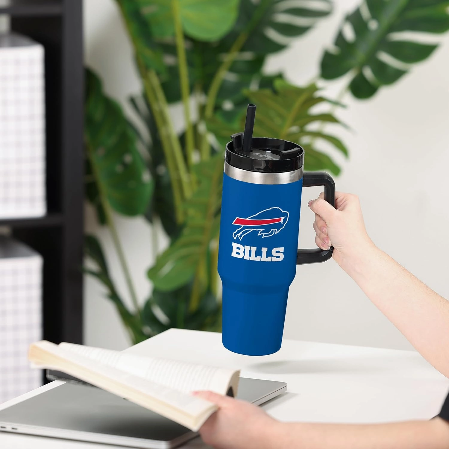 FOCO NFL unisex-adult NFL Team Logo Insulated Travel Mug 40oz XL Tumbler