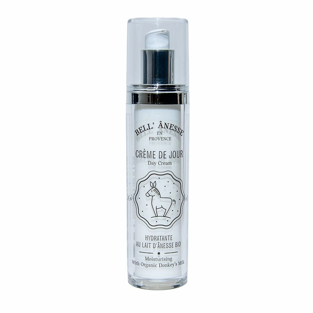 French Day Cream Moisturiser Made With Fresh Donkey Milk - To Deeply Hydrate and Nourish Skin - 50ml