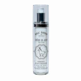 French Day Cream Moisturiser Made With Fresh Donkey Milk - To Deeply Hydrate and Nourish Skin - 50ml
