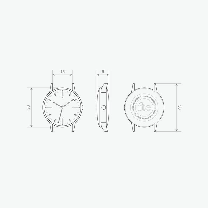 fte3004 | Silver & Cream Watch