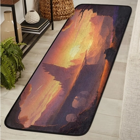 Funny Valley Washable Runner Rug - 2x6 Feet Rug Runners for Hallways Non-Slip Soft Area Rug for Kitchen Entryway Laundry Bedroom Decor Floor Mat