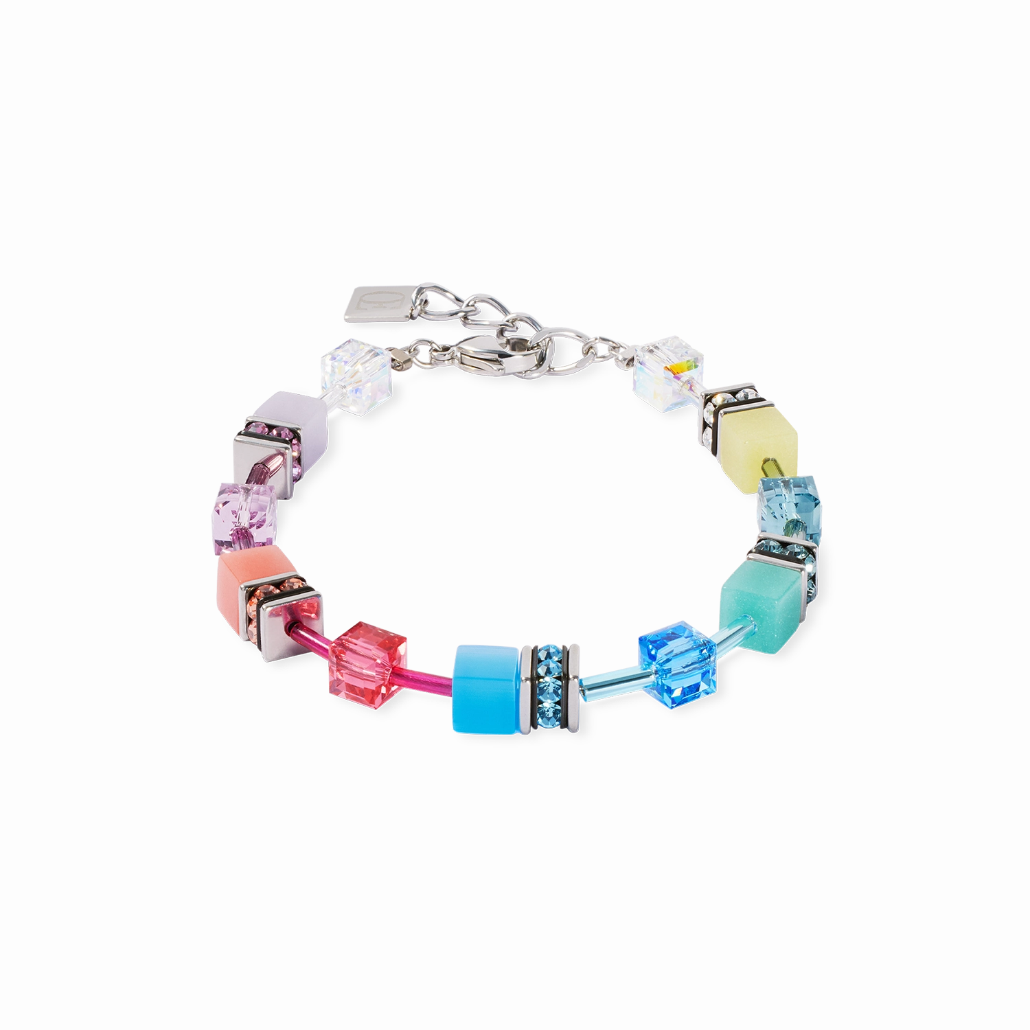 GeoCUBE® Iconic Bracelet Magic silver