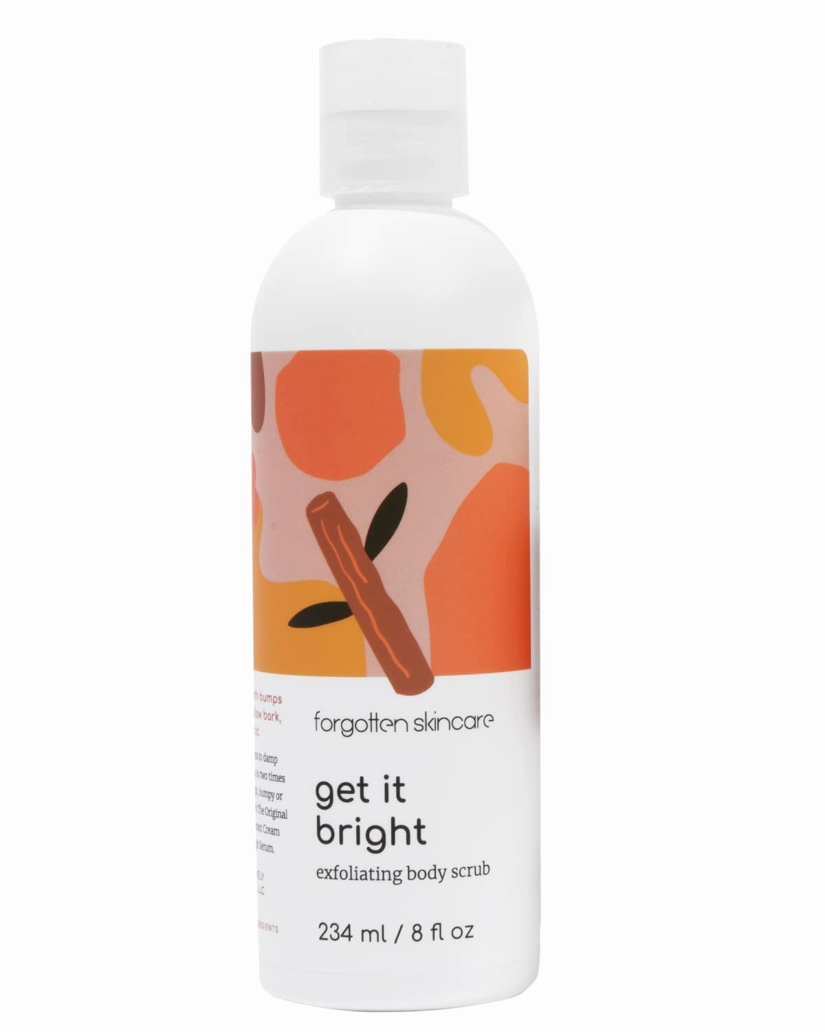 Get It Bright Exfoliating Body Scrub for Dark Armpits, Bikini Area, and KP Bumps with Glycolic Acid, Pumice and Kaolin Clay