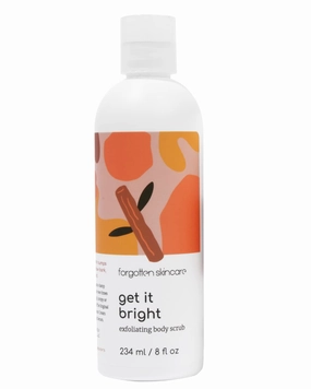 Get It Bright Exfoliating Body Scrub for Dark Armpits, Bikini Area, and KP Bumps with Glycolic Acid, Pumice and Kaolin Clay