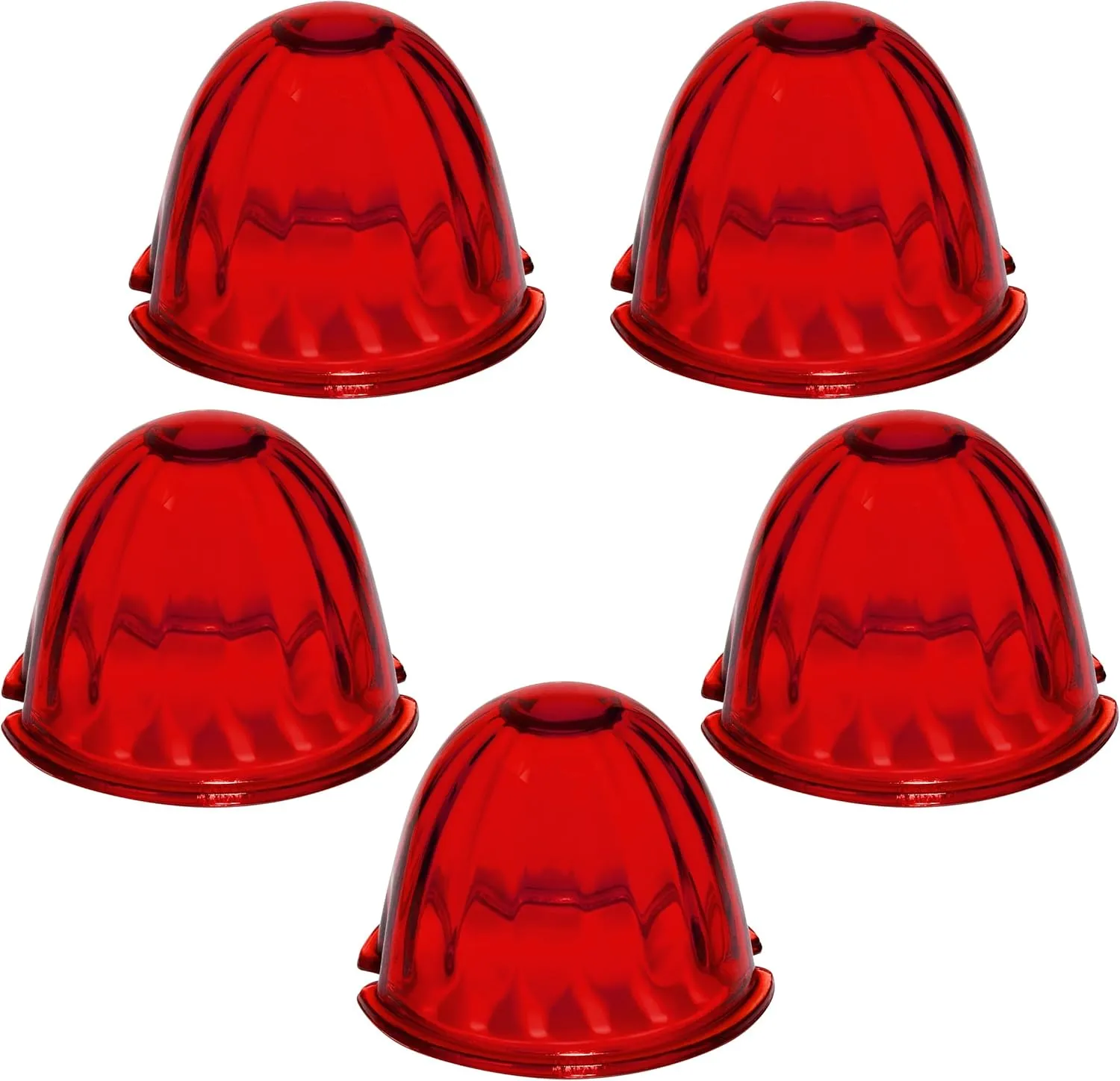 GG Grand General A92402 3.5" Red Watermelon Plus Glass Lens, Set of 5