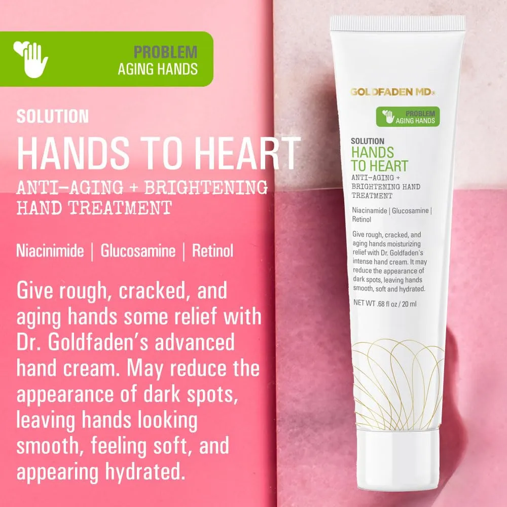 GOLDFADEN MD Hands To Heart Oil of Grapefruit Anti-Aging   Brightening Hand Treatment .67 oz