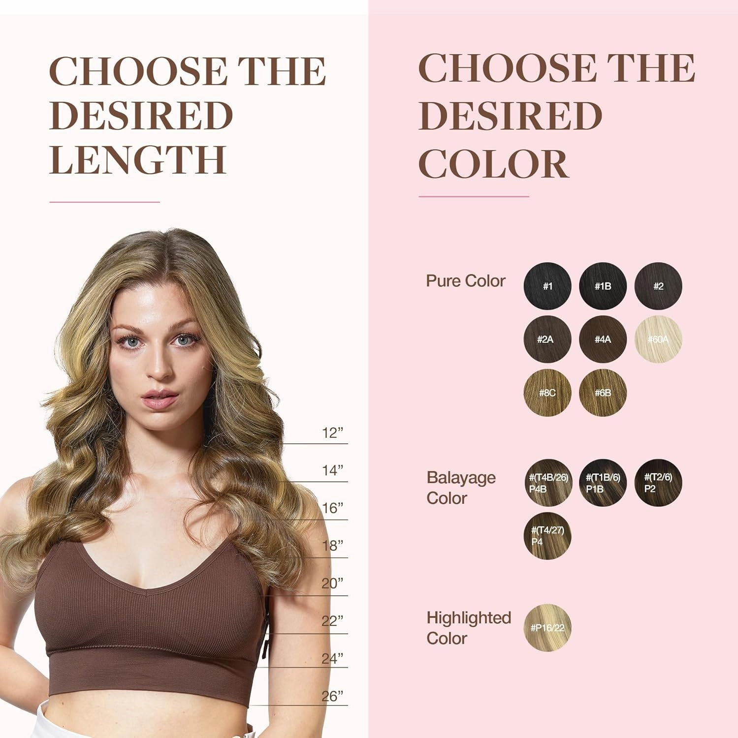 GOO GOO Clip in Hair Extensions Real Human Hair, Remy Human Hair Extensions Clip ins for Women, Natural Human Hair, 24inch 150g 9Pcs, #3/8/613 Balayage Walnut Brown to Ash Brown and Bleach Blonde