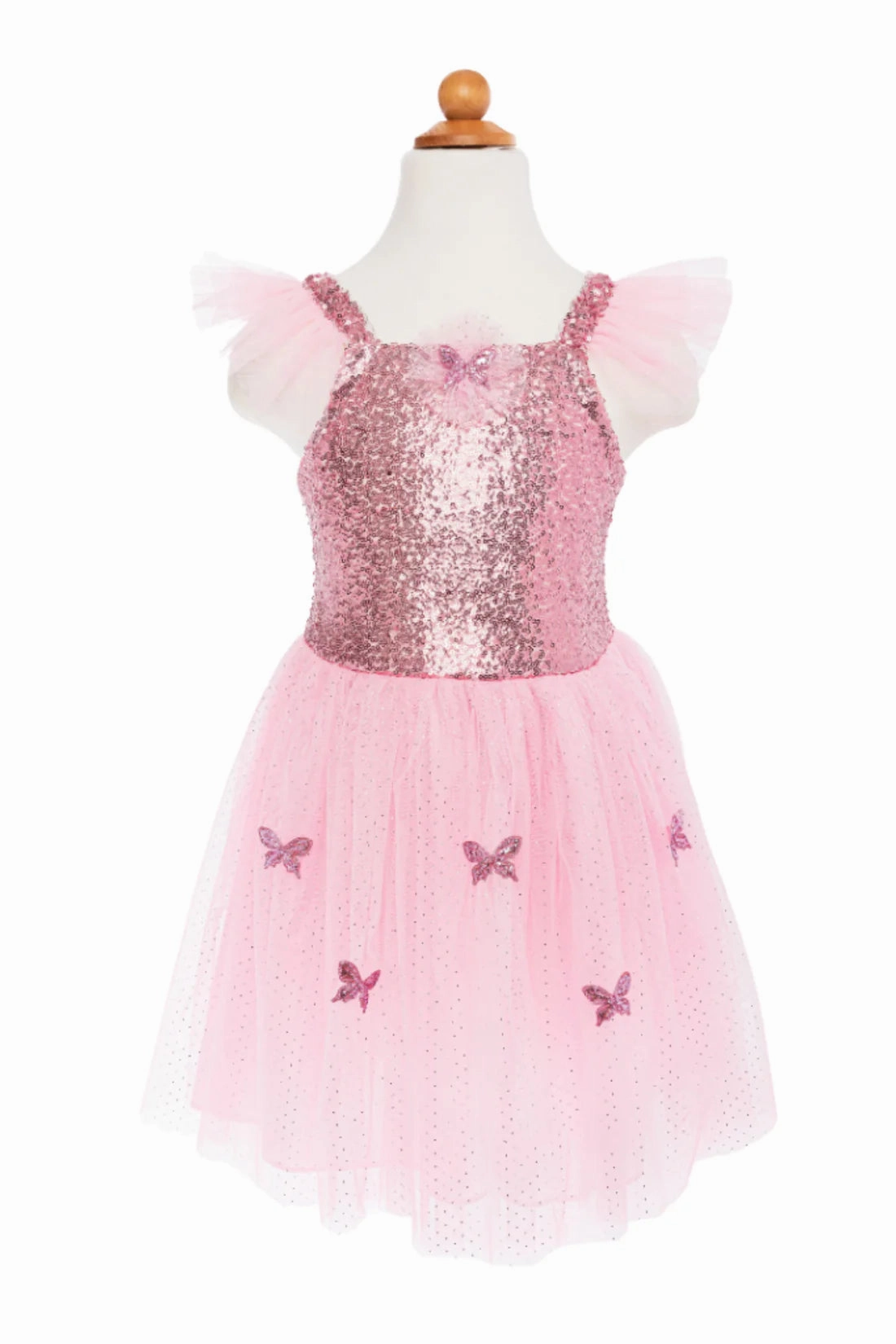 Great Pretenders Sequins Butterfly Dress & Wings - Pink