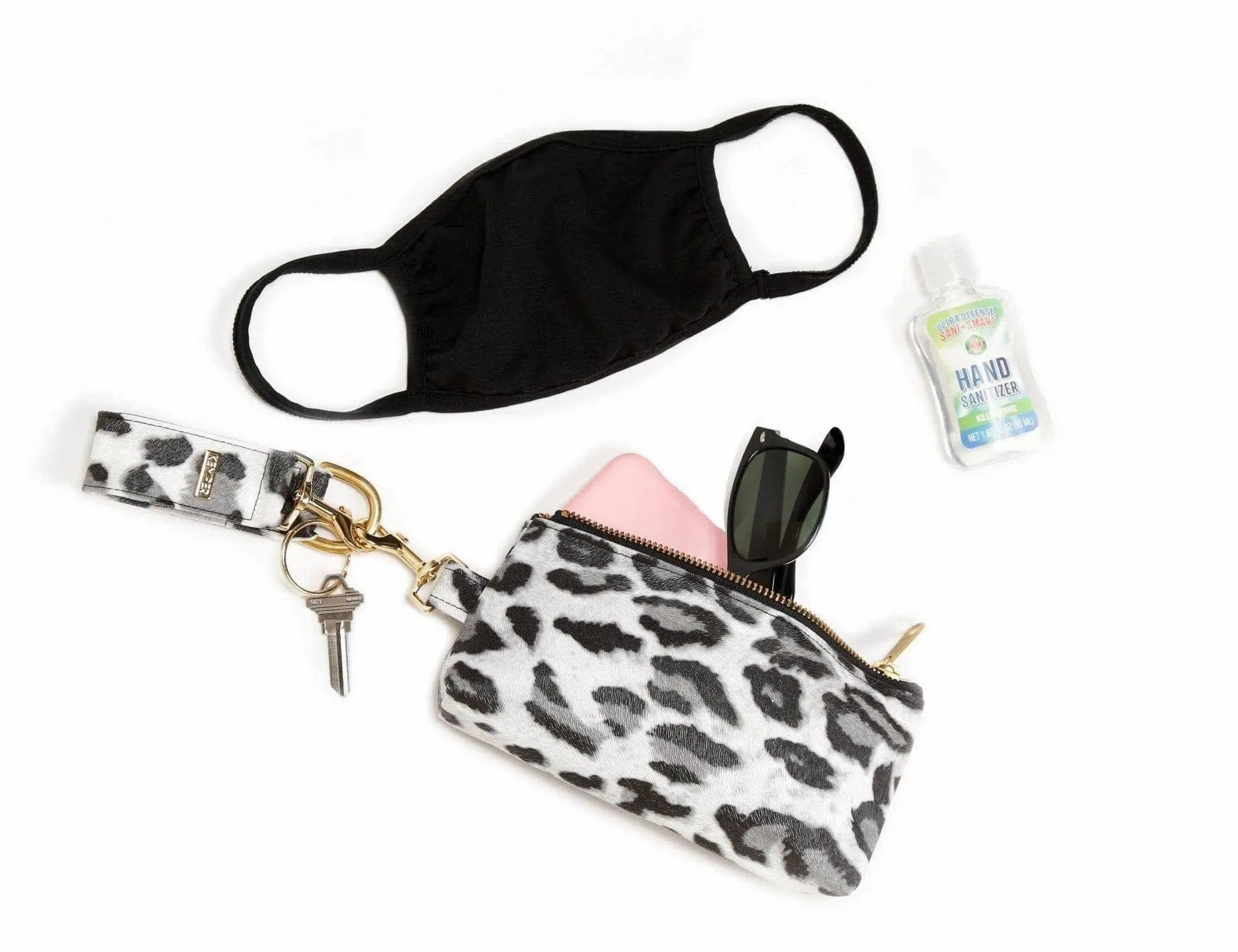 Green Canvas 2-Piece Wristlet Set