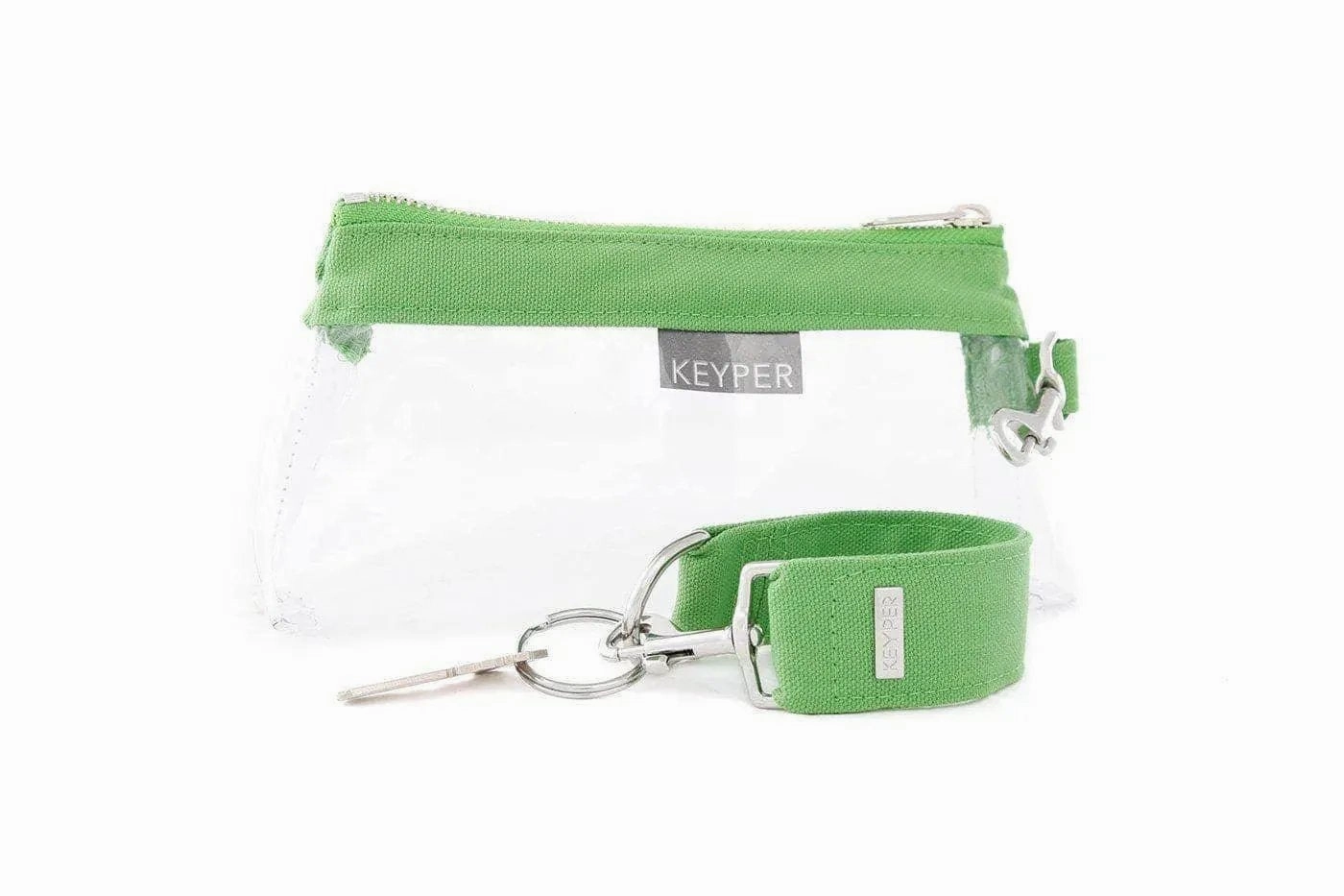 Green Canvas 2-Piece Wristlet Set