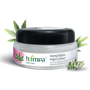 Hemp Hydra Night Cream with HydraElixir | with Hemp, PalmRosa, Chamomile, Red Algae Extract & Niacinamide | Complete skin nourishment for hydrated and radiant skin | 50 ml