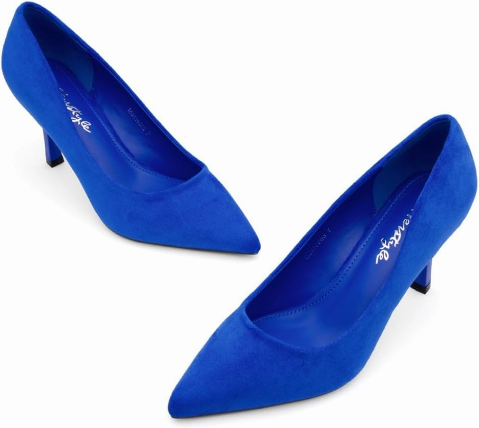Herstyle Women’s High Heel Pumps – 2025 Trendy Pointed Toe Heels, 3 Inch Closed Toe Stilettos, Elegant Dress Shoes for Work, Office, Wedding & Formal Events