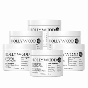 hollywoodskin AWARD-WINNING Acne Cream - 4X STRONGER, 11X FASTER! Patented technology features Organic Salicylic Acid, Witch Hazel   Vitamin A. Target Blackheads & Blemishes - 100ml