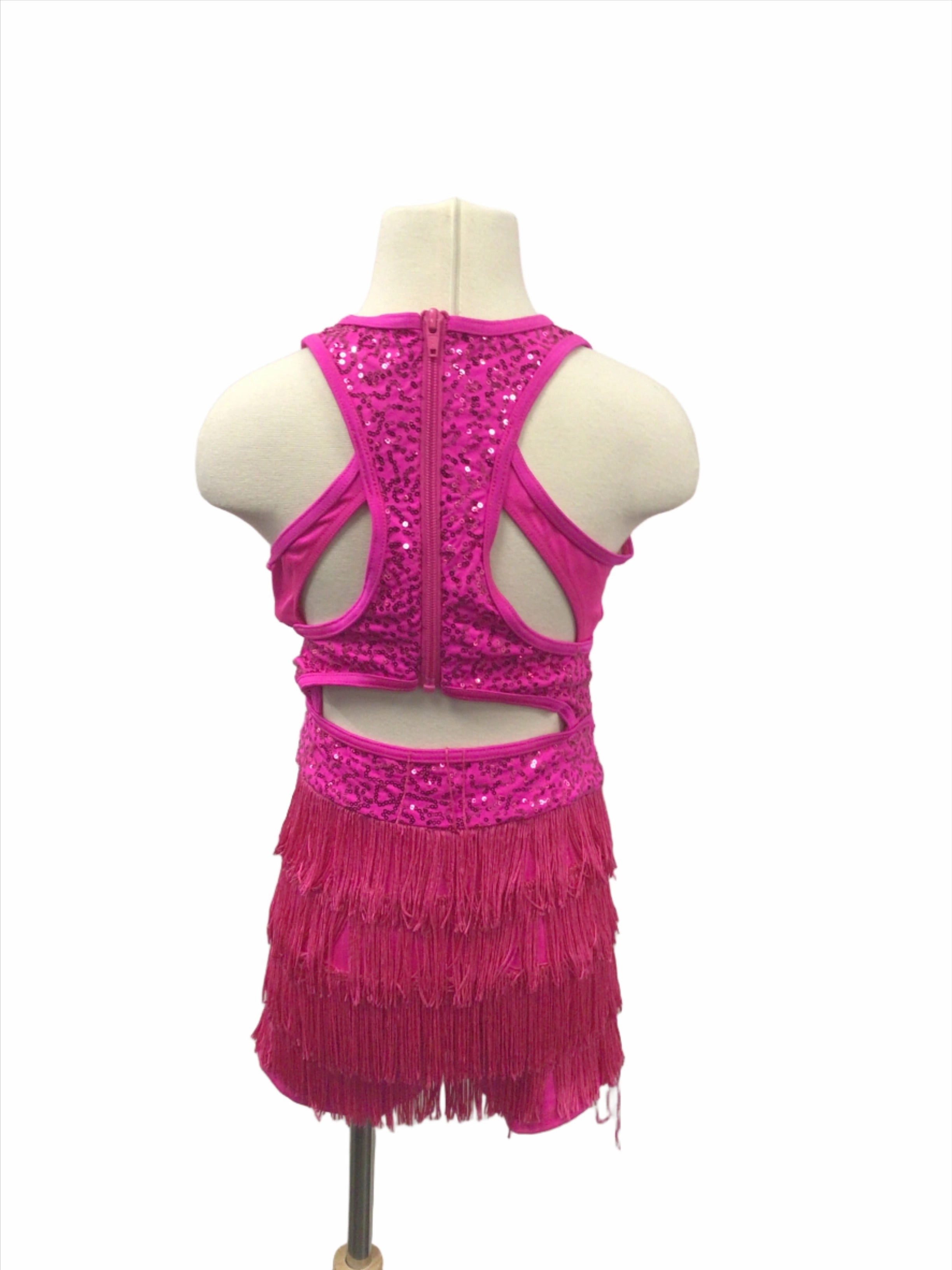 Hot Pink Sequinned Jazz Costume