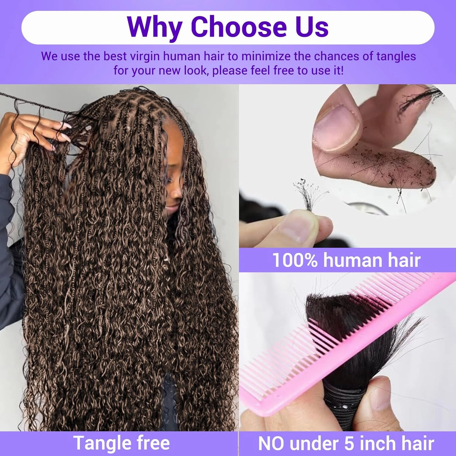 Human Braiding Hair for Boho Braids 110g Deep Wave Boho Bulk Human Hair for Braiding Knotless 12A Wet and Wavy Bohemian 3 No Weft Bundles/Pack Curly Braids Auburn Ginger 18 Inch