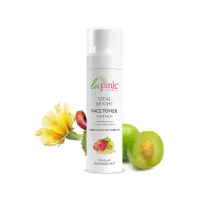 Ideal Bright Face Toner With 100% Microplastic Free Formula For Glass Brightening, Lightening, Evens Skin Tone For All Skin Types | 100 ml White