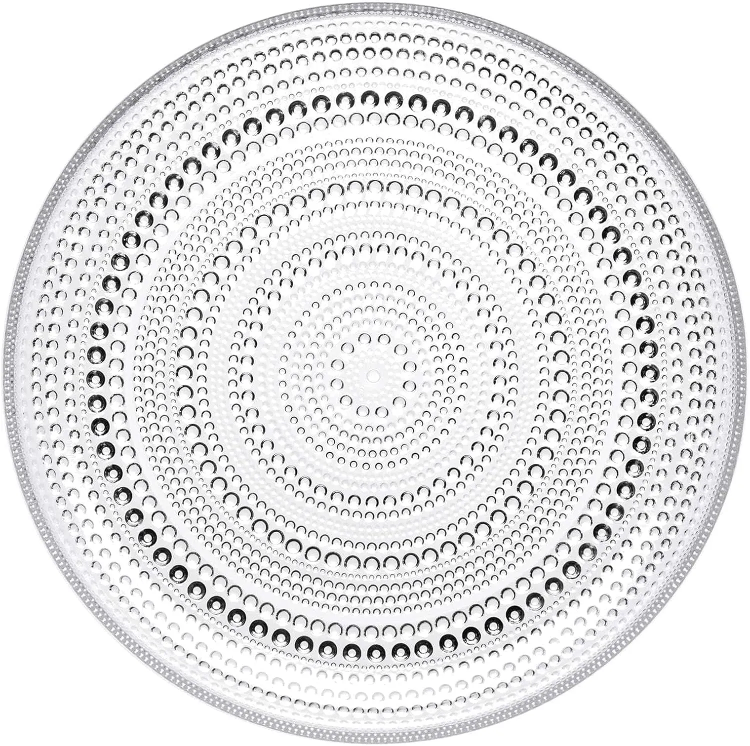 Iittala Castehelmi 1007057 Plate, 9.8 inches (24.8 cm), Clear