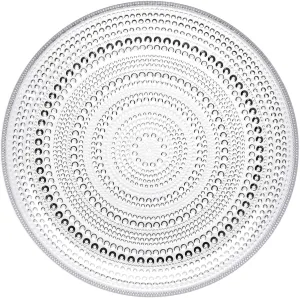 Iittala Castehelmi 1007057 Plate, 9.8 inches (24.8 cm), Clear
