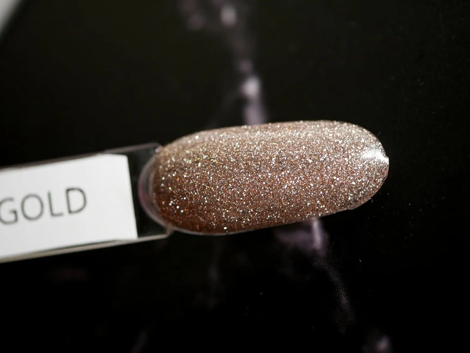 IN.HYPE Rubber Base Gel - Light-Reflective/Flash Shimmer Glitter. Soak off. UV/LED Curable (Gold)