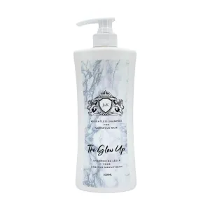 J&K The Glow Up Shampoo (1000 ML Bottle) - Sulfate-Free, Hydrating and Volumizing, Salon Quality Formula for Fine & Thick Hair, Color-Treated Hair Rejuvenation & Extra Shine For Women.