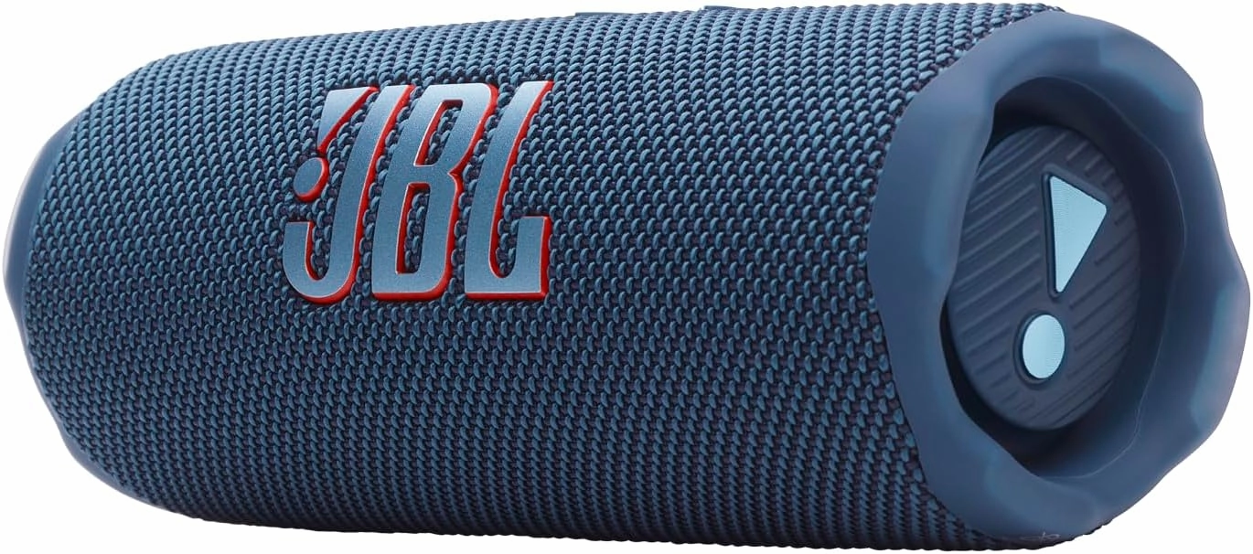 JBL Flip 7 - Portable Waterproof and Drop-Proof Speaker, Bold Pro Sound with AI Sound Boost, 16Hrs of Playtime, and PushLock System with Interchangeable Accessories (Blue)
