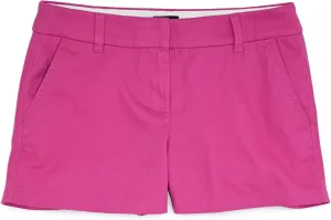 J.Crew Mercantile Women's 3.5" Classic Chino Short Radiant Fuchsia (4)