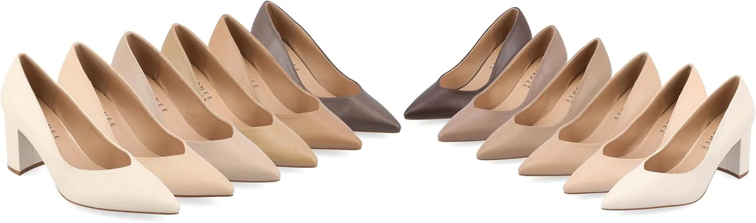 Journee Women's Supernatural Shades Comfort Foam Simonne Pumps