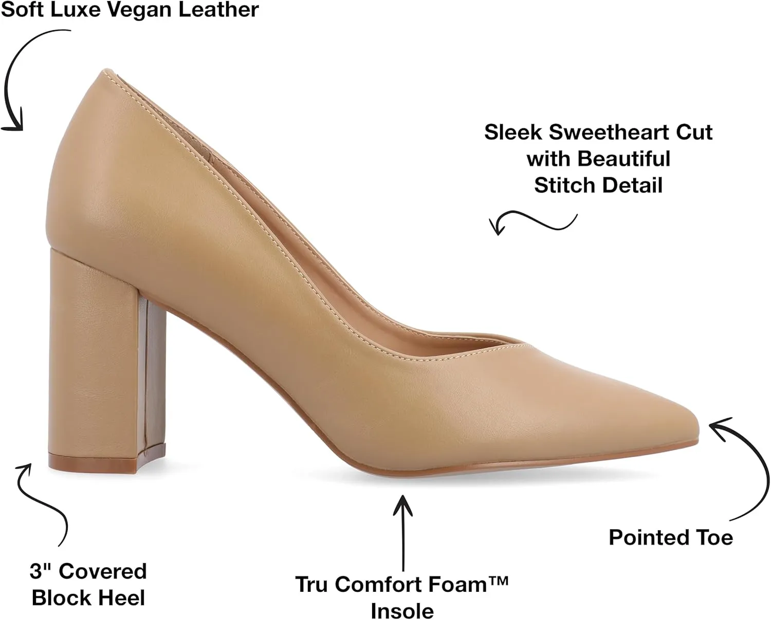 Journee Women's Supernatural Shades Comfort Foam Simonne Pumps