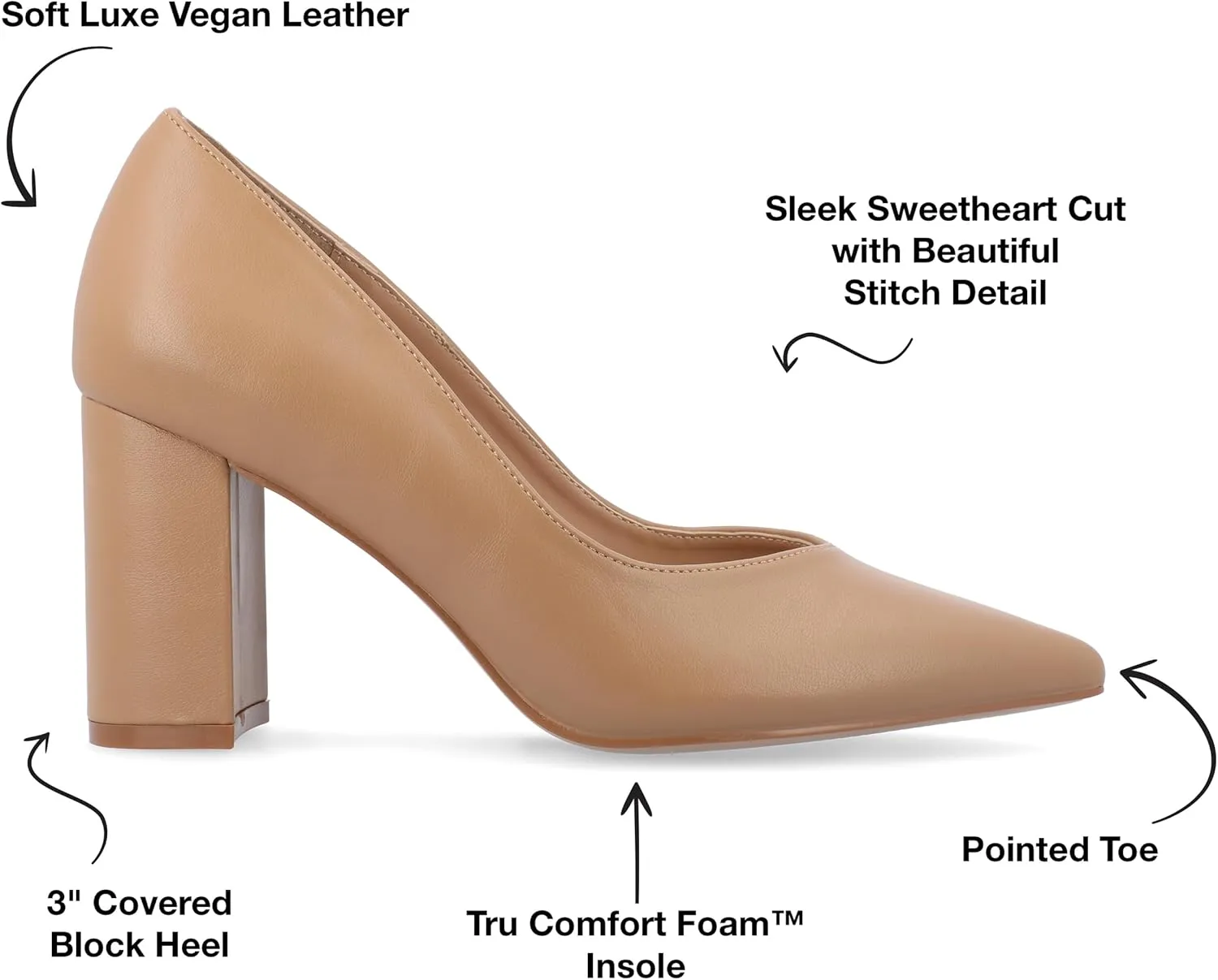 Journee Women's Supernatural Shades Comfort Foam Simonne Pumps