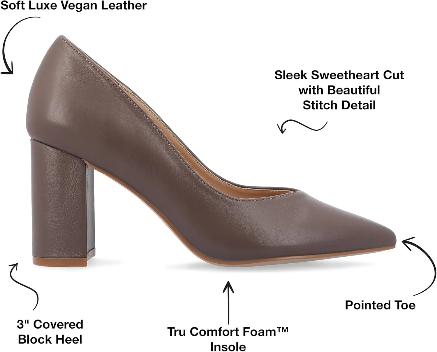 Journee Women's Supernatural Shades Comfort Foam Simonne Pumps