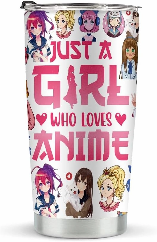 KDXPBZ Anime Gifts for Women - Stainless Steel Tumblers, 20oz - Kawaii Birthday Gifts for Anime Lovers