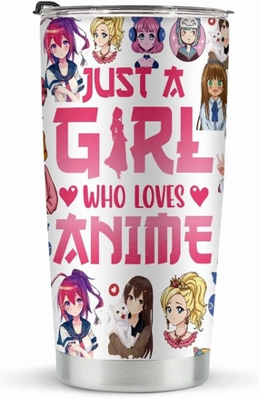 KDXPBZ Anime Gifts for Women - Stainless Steel Tumblers, 20oz - Kawaii Birthday Gifts for Anime Lovers