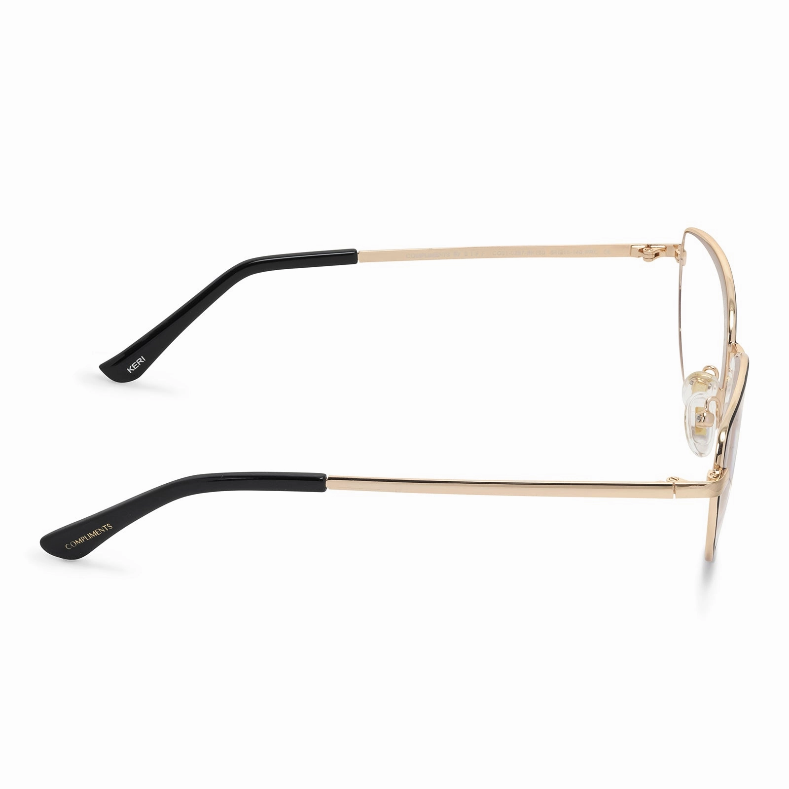KERI - BLACK/GOLD   PRESCRIPTION GLASSES