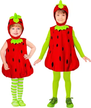 Kinderkostüm Erdbeere Unisex Adult Children's Costume Strawberry (1-Pack)