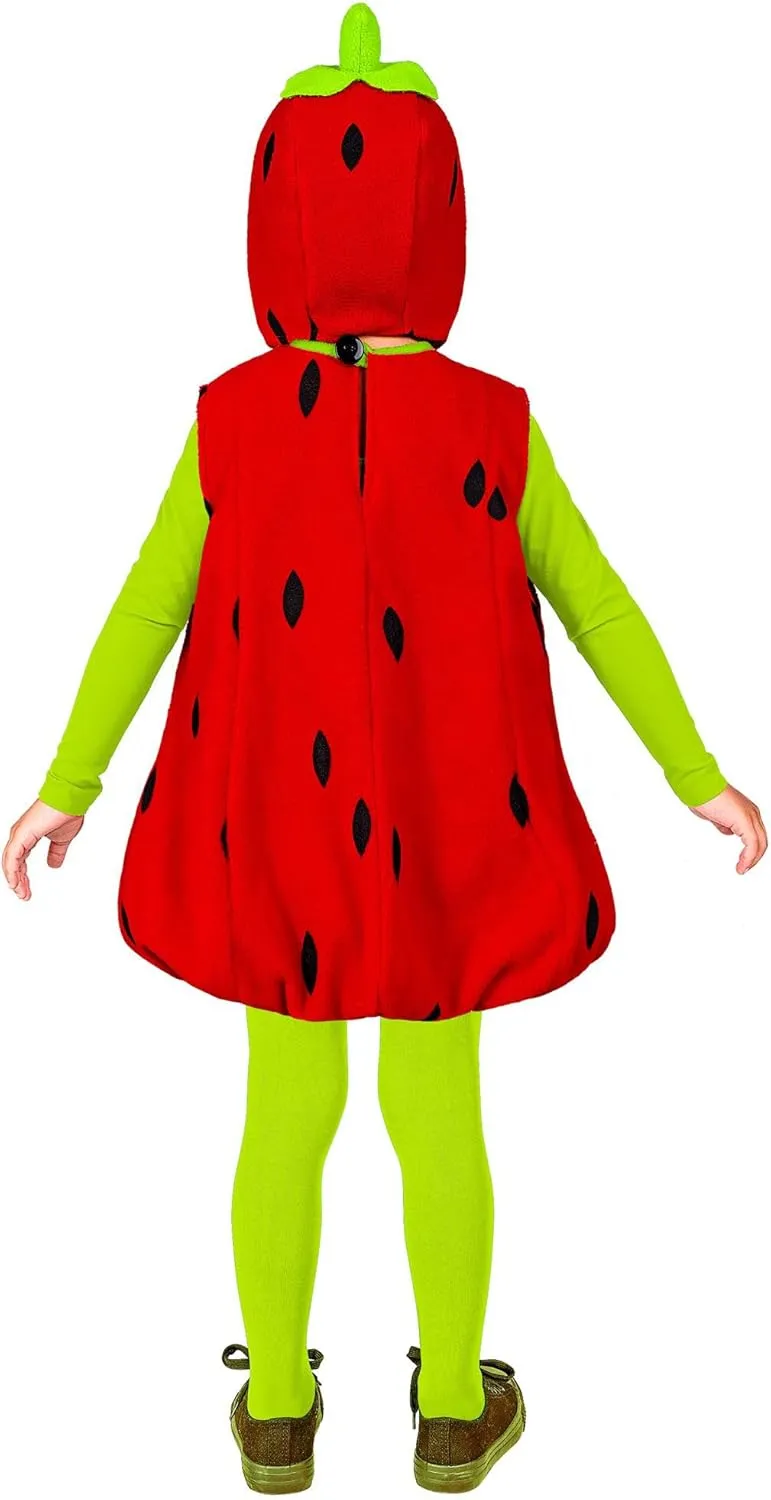 Kinderkostüm Erdbeere Unisex Adult Children's Costume Strawberry (1-Pack)