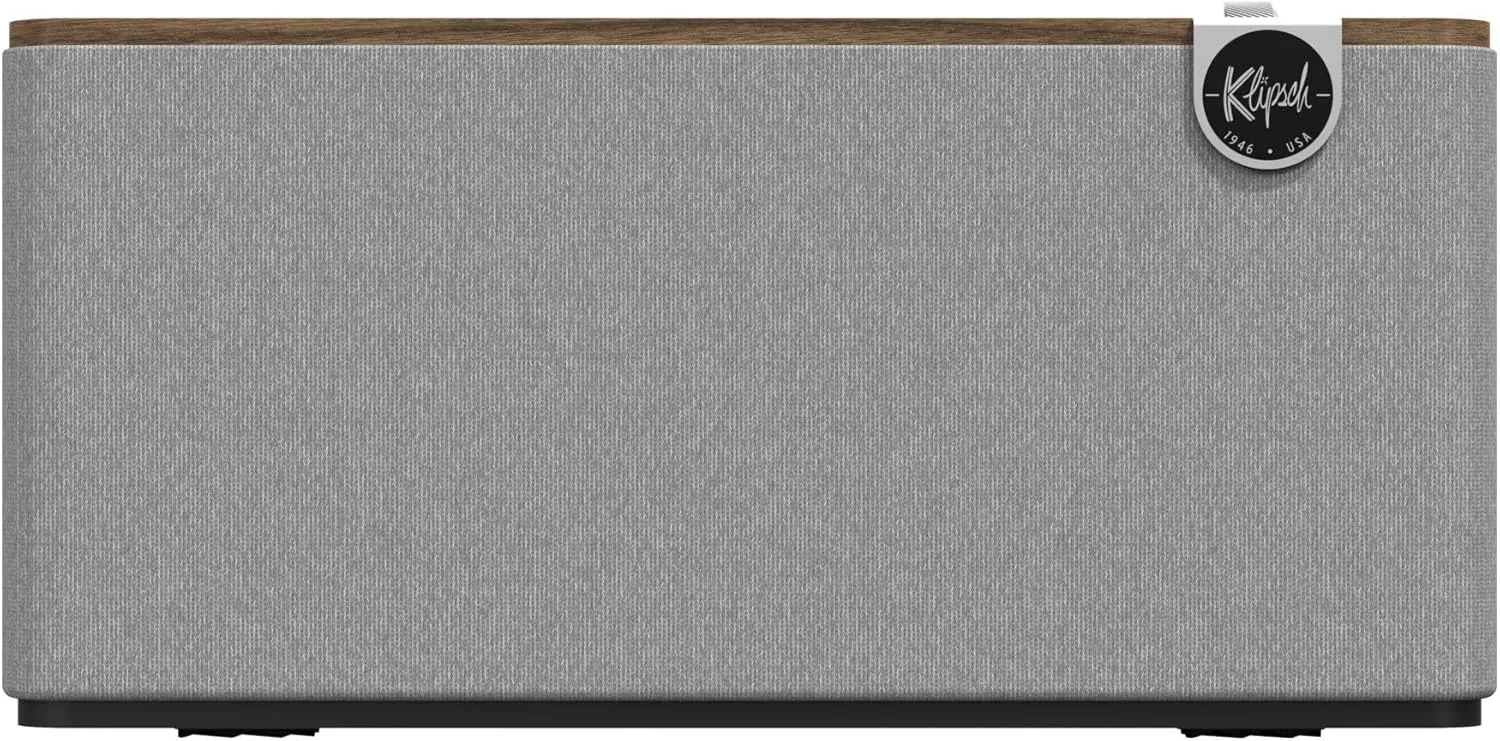 Klipsch The Three Plus Premium Bluetooth Speaker System, Walnut