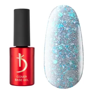 kodi professional Cover Base Crystal Drops Reflective flakes shimmer coat gel (Cover Base Crystal Drops 11, 7ml)
